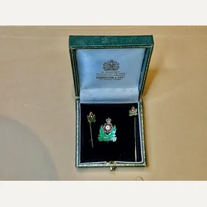 Q/C Intelligence Corps silver & enamel sweetheart by Carrington.