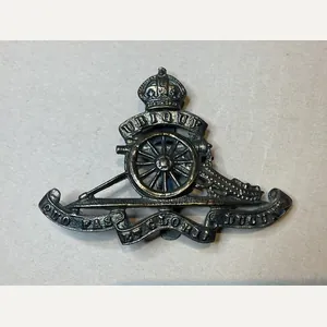 WW2 Royal Artillery cap badge, Indian theatre made.