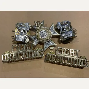 Anodised Light Dragoons, cap badge, collars & shoulder titles.