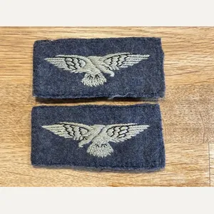 WW2 R.A.F enlisted ranks sleeve eagles, matching pair.