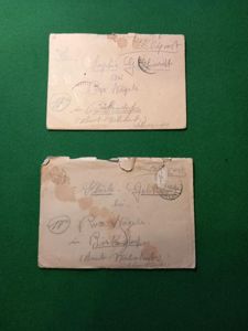 SS FELD POST LETTERS 1945 DRESDEN