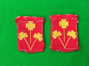 8th INDIAN DIVISION PRINTED MATCH PAIR