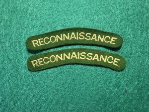 RECONNAISSANCE CORPS /MATCHED PAIR