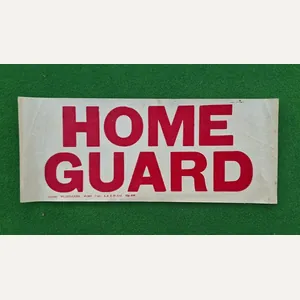 HOME GUARD H.Q / OFFICE WINDOW DECAL
