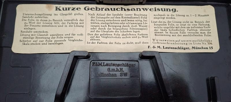 GERMAN ARMY ENGINEERS WATER TESTING SET — image 4