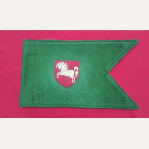 ARMY OF OCUPATION HANOVER DISTRICT CAR PENNANT