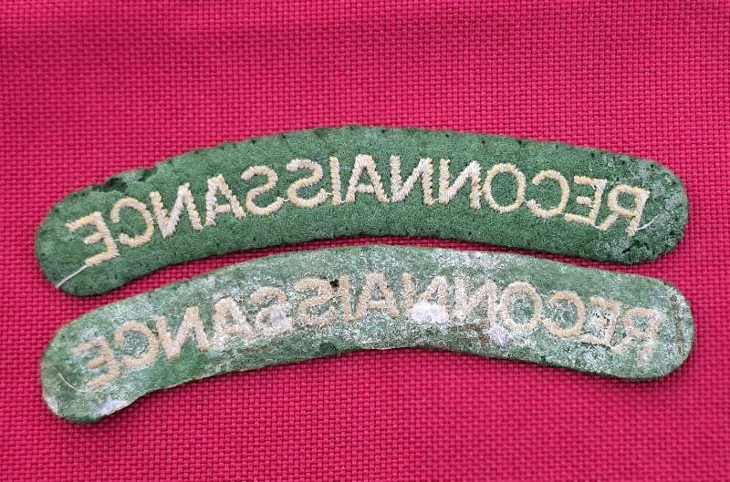 RECONNAISSANCE CORPS CLOTH SHOULDER TITLES — image 2