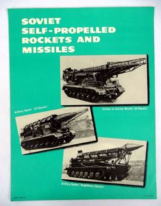 Cold War Poster: Soviet Self Propelled Rockets and Missiles