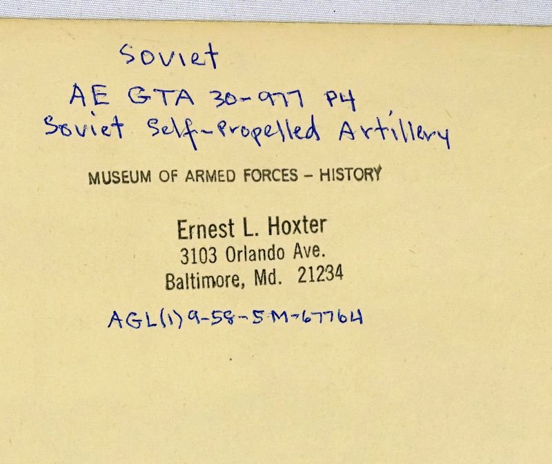 Cold War Poster: Soviet Self Propelled Artillery — image 2