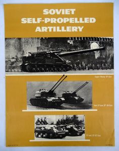 Cold War Poster: Soviet Self Propelled Artillery