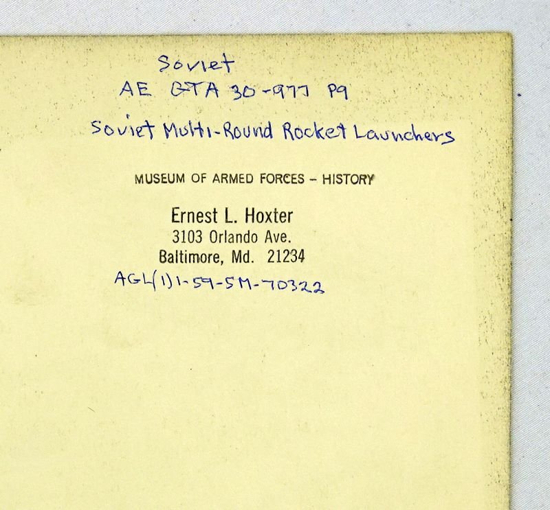 Cold War Poster: Soviet Multi-Round Rocket Launchers — image 2