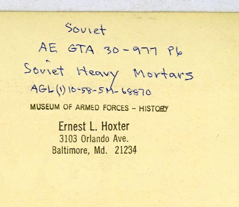 Cold War Poster: Soviet Heavy Mortars — image 2