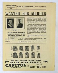 WWII Movie Advertising Handbill for the Film 'After Mein Kampf'