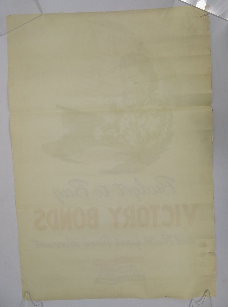 WWII Poster: 'Budget to Buy Victory Bonds' — image 2