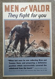 Canadian WWII Poster: 'Men of Valor – They Fight For …