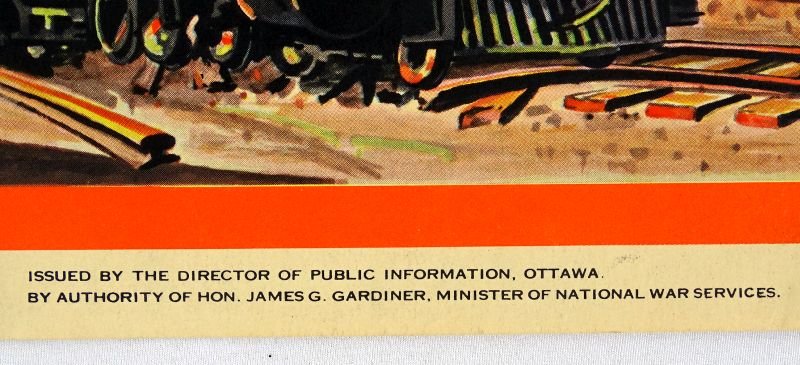 WWII Canadian Poster: 'Careless Talk Brings Tragedy in Wartime' — image 2