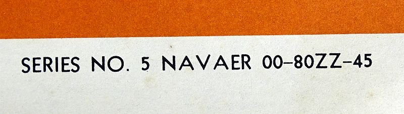 1952 Korean War Navy Aviation Poster: 'Know Your Plane's Restrictions' 19-3/4 Inches by 28 Inches — image 2