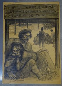 WWI French Poster for Russian Prisoner of War Relief by …