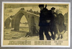 WWI French Poster 'Journee Serbe 25 Juin 1916' ('Serbia Day …