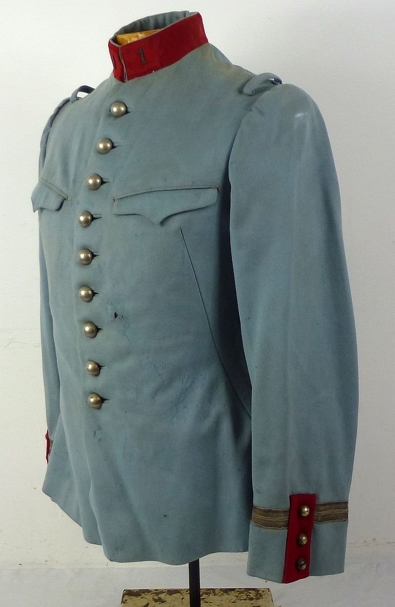 Pre WWI French Army Officer's Horizon Blue Chasseurs Uniform and Kepi — image 4