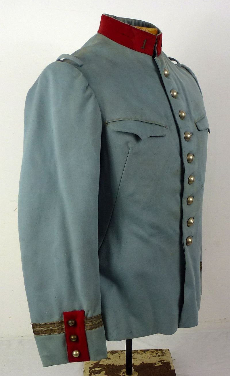 Pre WWI French Army Officer's Horizon Blue Chasseurs Uniform and Kepi — image 6