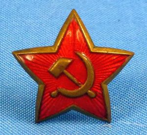 WWII Red Army Visor Cap Star Insignia