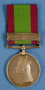 British Afghanistan 1878-79-80 Medal with Clasp 'Peiwar Kotal' to the …