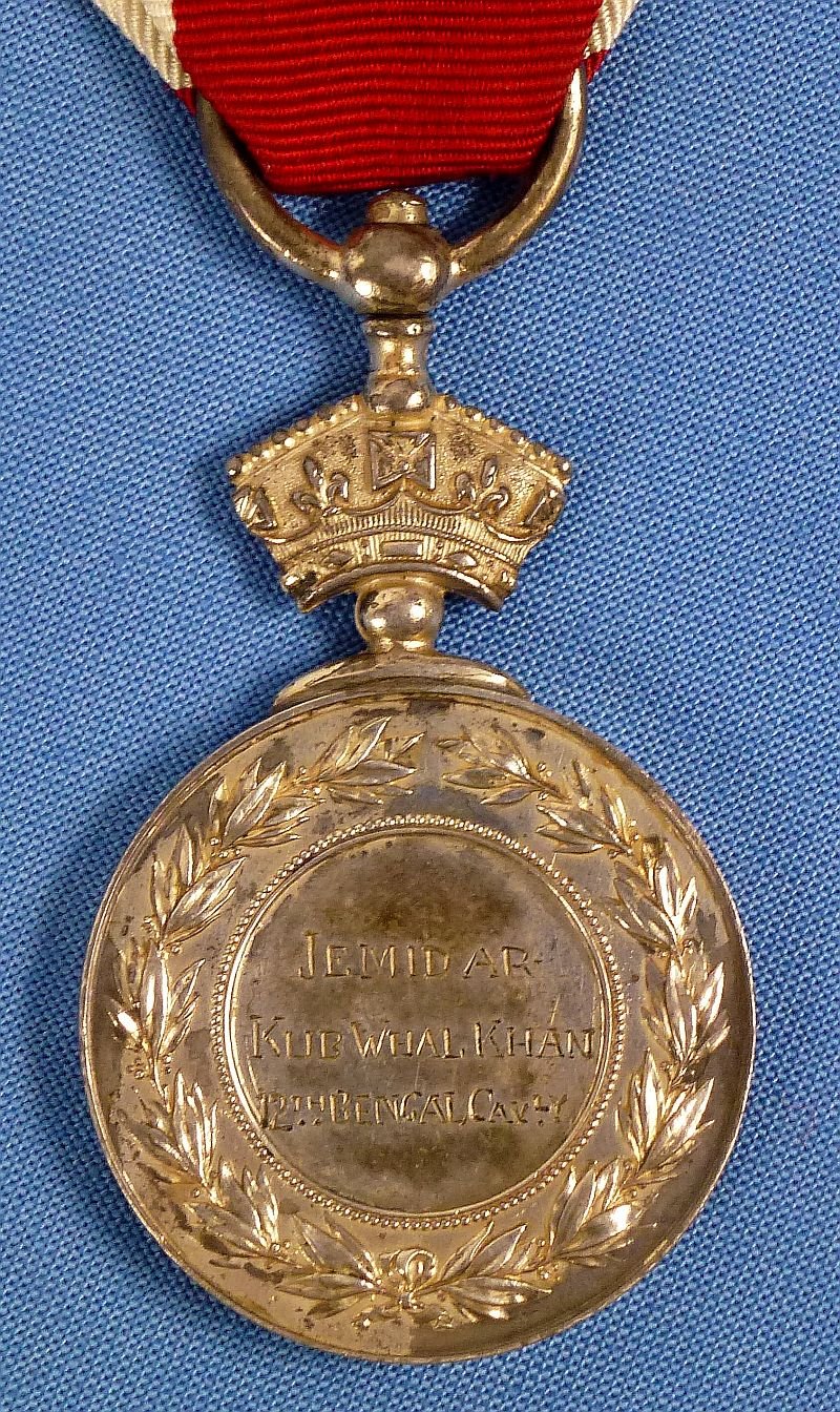 British Abyssinian War Medal to the 12th Bengal Cavalry — image 2