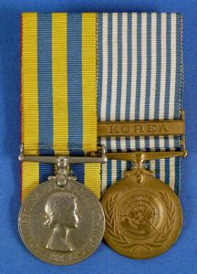 British Korean War Medals Pair to the Duke of Wellington's …