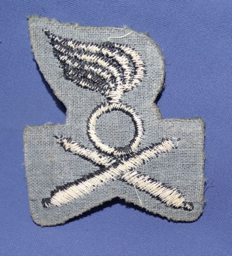 WWII Italian Artillery Cap Insignia — image 2