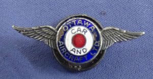 WWII Ottawa Car And Aircraft LTD Lapel Pin