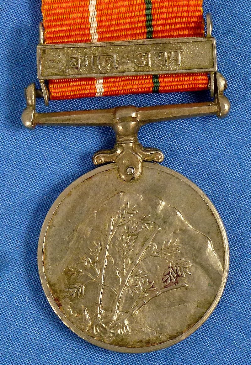 India Sainya Seva Medal with Clasp for 'Assam & Bengal' to the Sikh Light Infantry — image 2