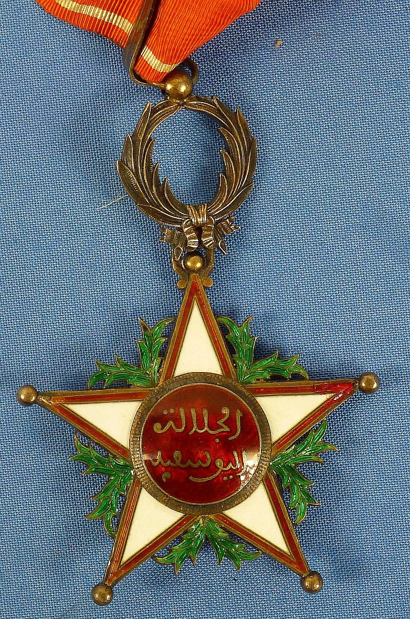Morocco Order of Ouissam Alaouite Commander Neck Star — image 3
