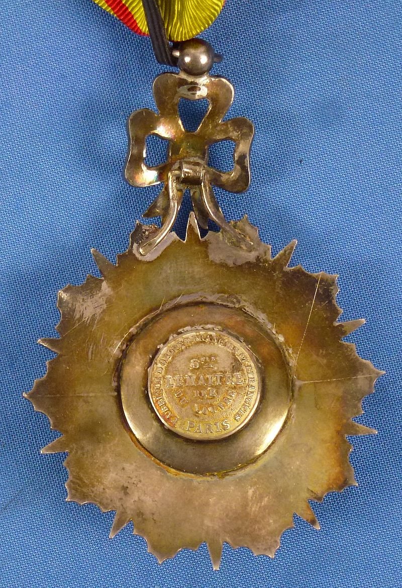 Tunisia Order of Nichan Iftikhar (Order of Victory) Commander Neck Star — image 3