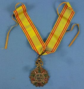 Tunisia Order of Nichan Iftikhar (Order of Victory) Commander Neck …