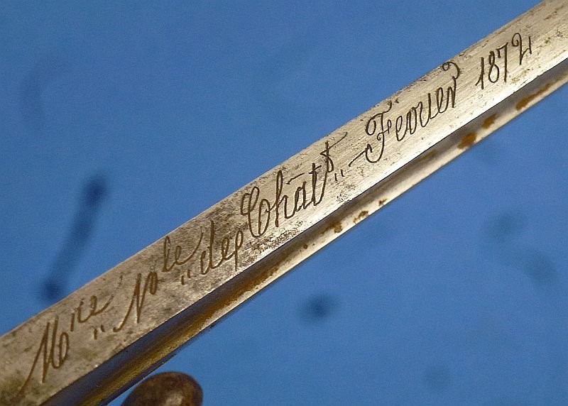 1872 Dated French Chassepot Model 1866 Yataghan Sword Bayonet — image 9