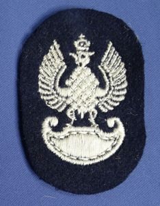 WWII Polish Army Cloth Beret Cap Insignia