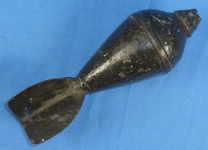 French Model 1915 Brandt 60mm Pneumatic Mortar Round