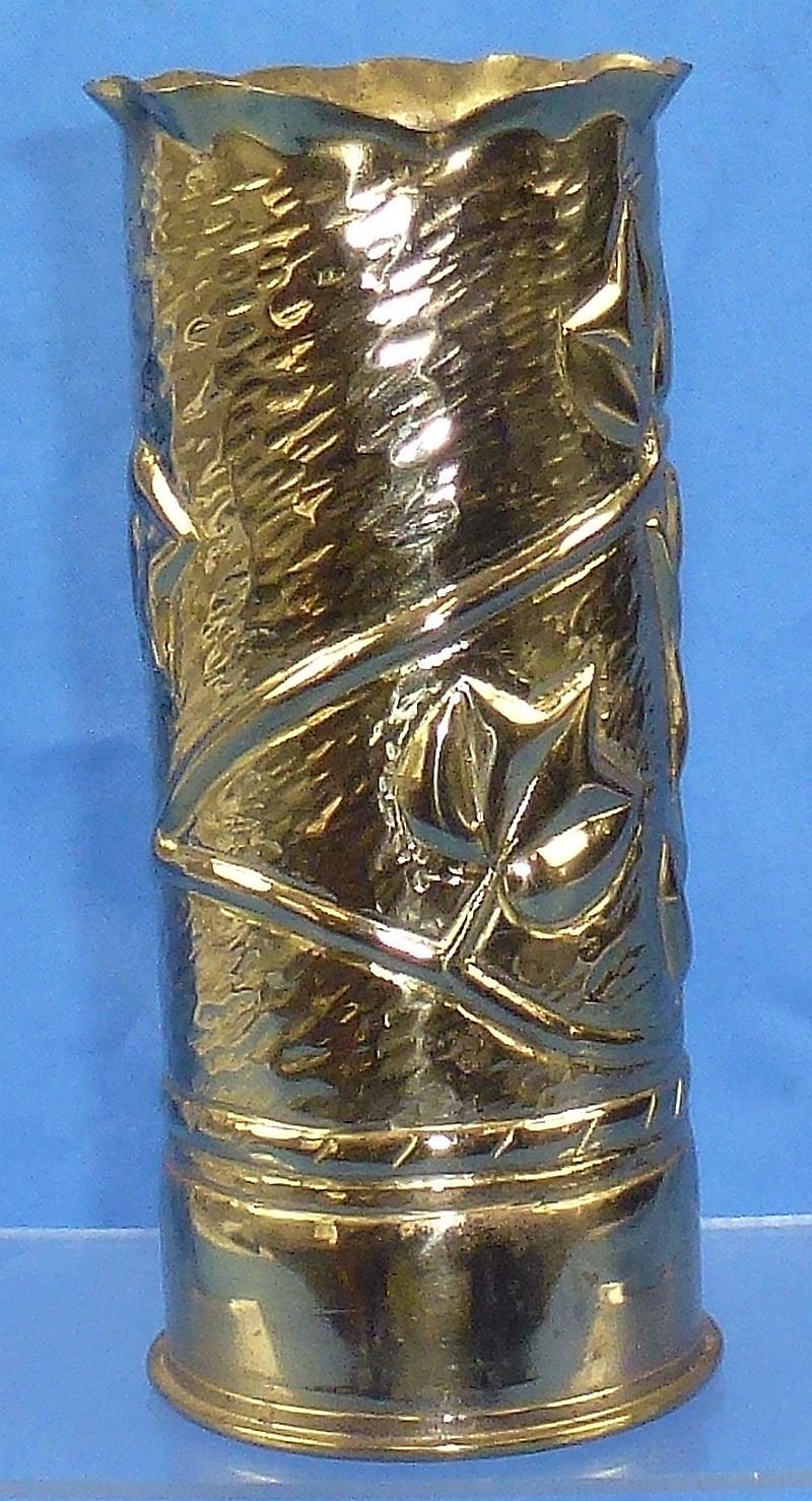 1918 Dated Trench Art Shell Casing from the Battle of Monastir — image 2