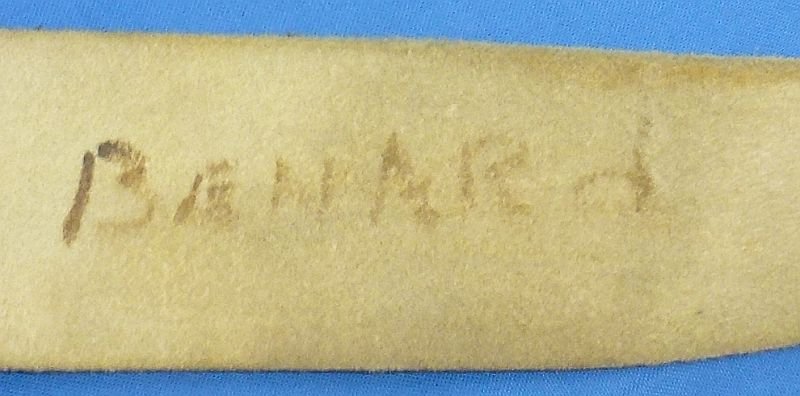 British Army White Leather Belt with 'Dieu Et Mon Droit' Buckle — image 5