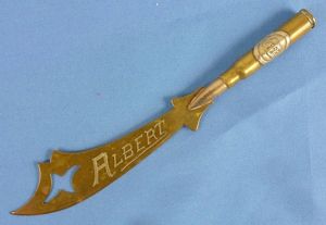 WWI Trench Art Letter Opener