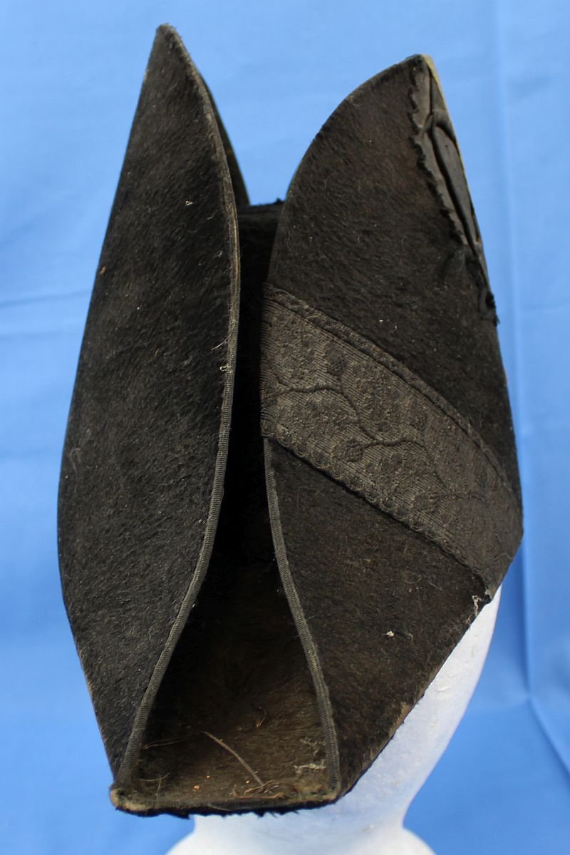 Cased Victorian Era British Army Royal Engineers Officer Bicorne Hat — image 4