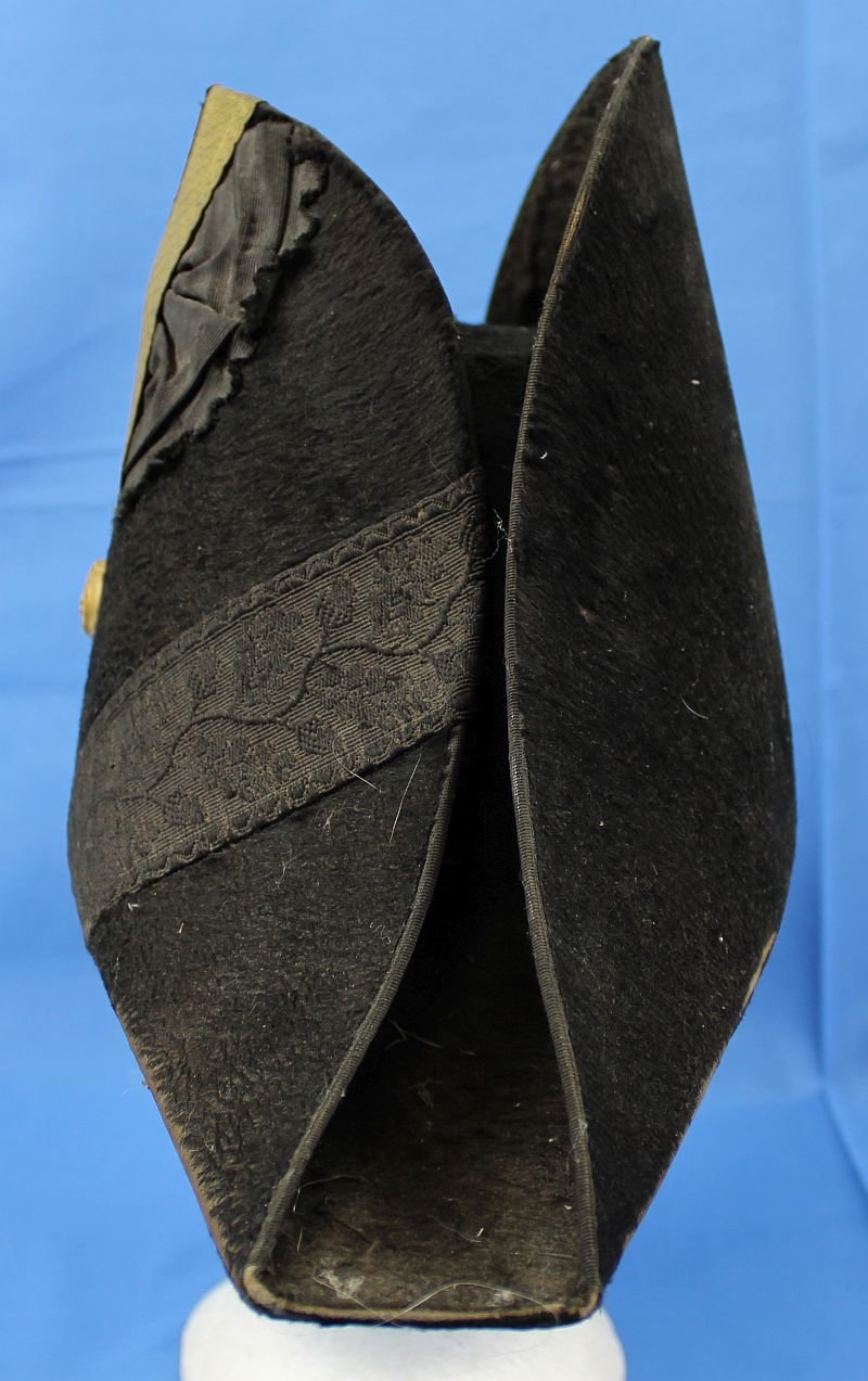 Cased Victorian Era British Army Royal Engineers Officer Bicorne Hat — image 6