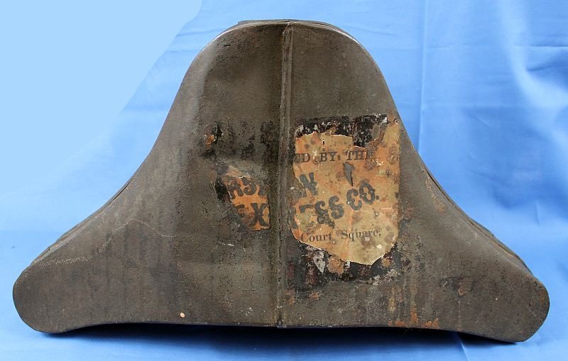 Cased Victorian Era British Army Royal Engineers Officer Bicorne Hat — image 9