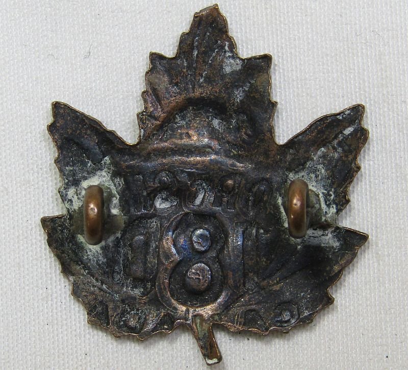 Canadian 180th Battalion Collar Badge — image 2