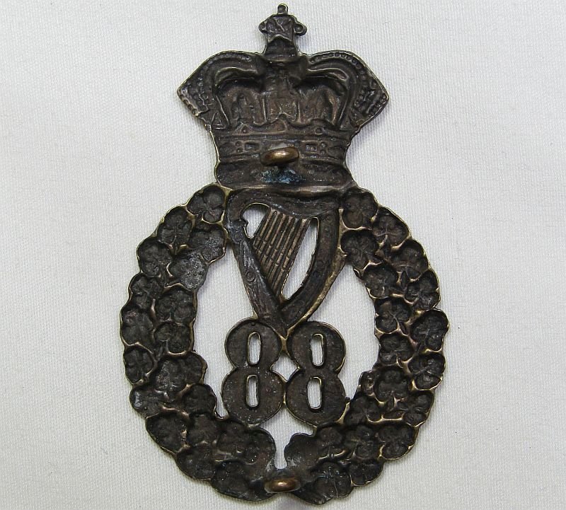 Victorian 88th Regiment of Foot (Connaught Rangers) Pre 1881 Glengarry Badge — image 2