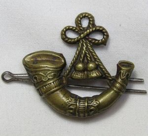 British Light Infantry Collar Badge