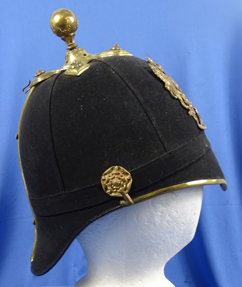 Victorian Era Royal Artillery Officer's Home Service Helmet — image 3