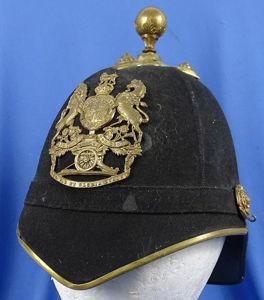 Victorian Era Royal Artillery Officer's Home Service Helmet