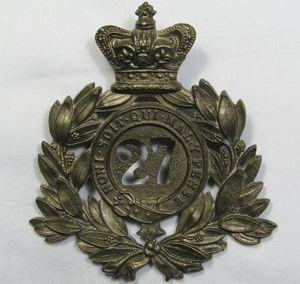 Victorian 27th Regiment of Foot Shako / Helmet Badge